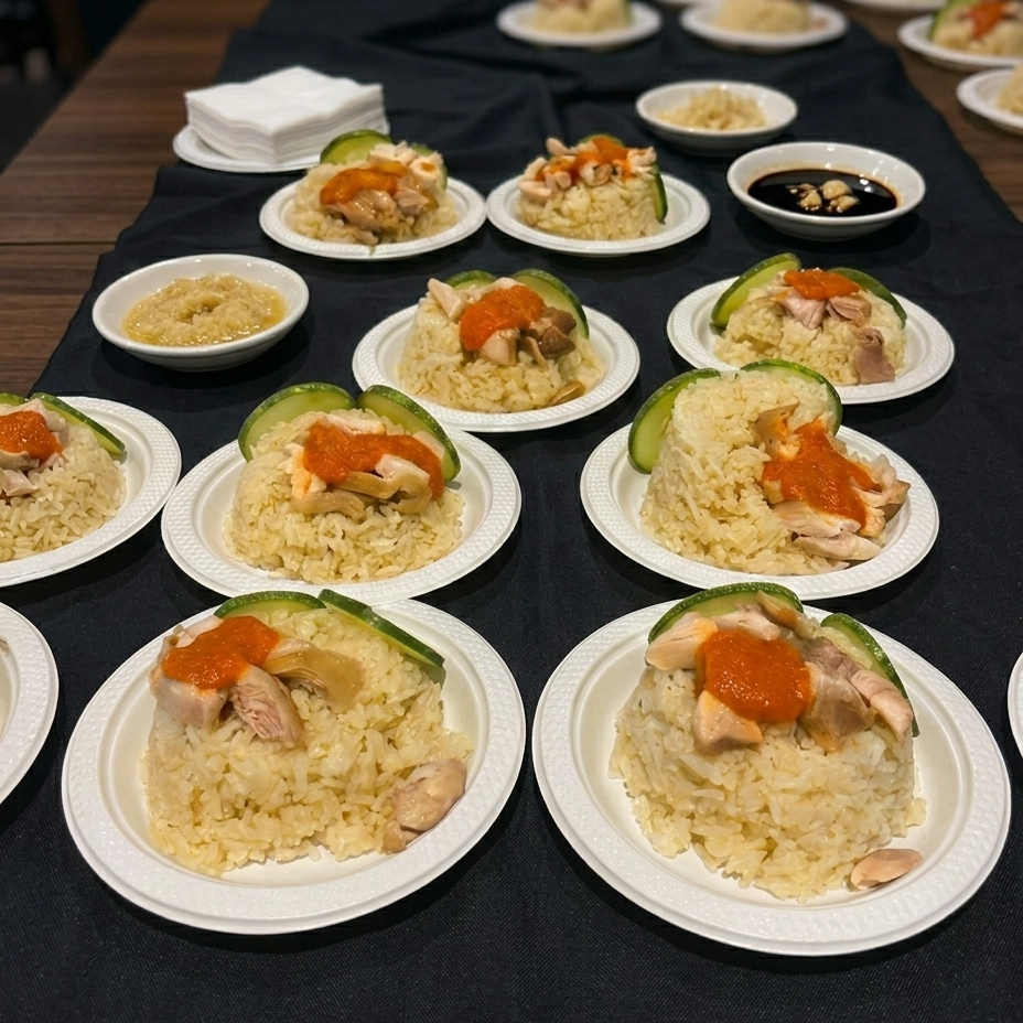 Chicken Rice Live Station Nury Dian Xin Delight Pte Ltd
