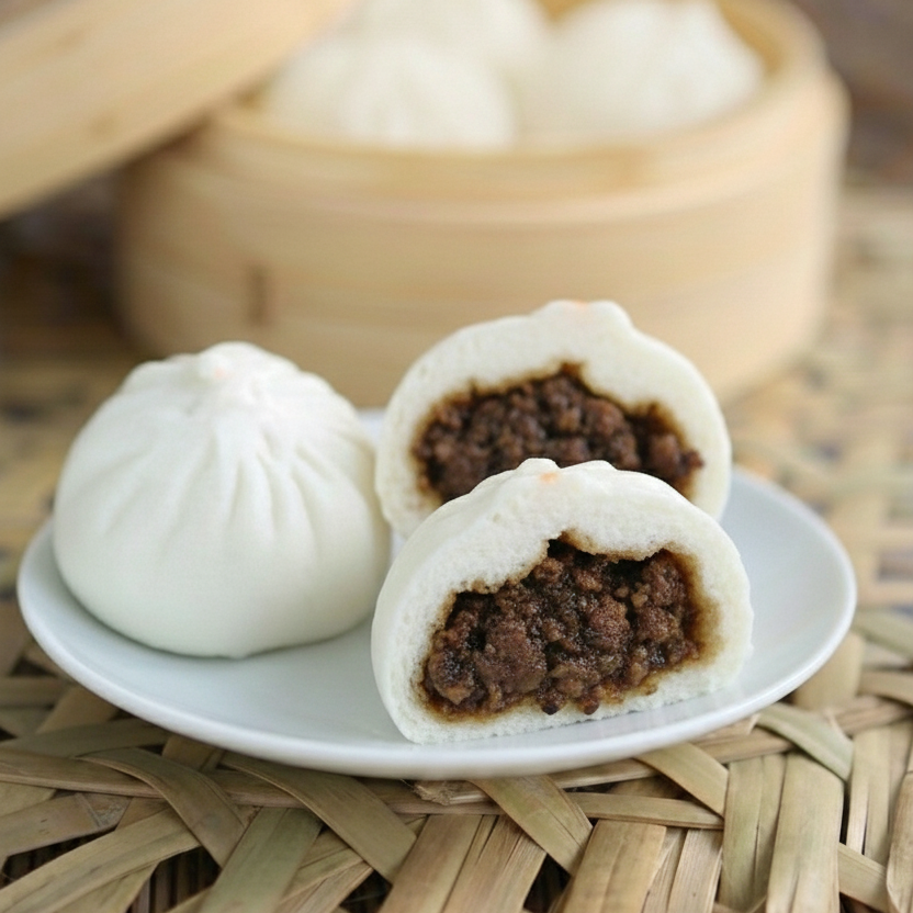 Big Black Pepper Chicken Pau (6pcs) - 115g/pc
