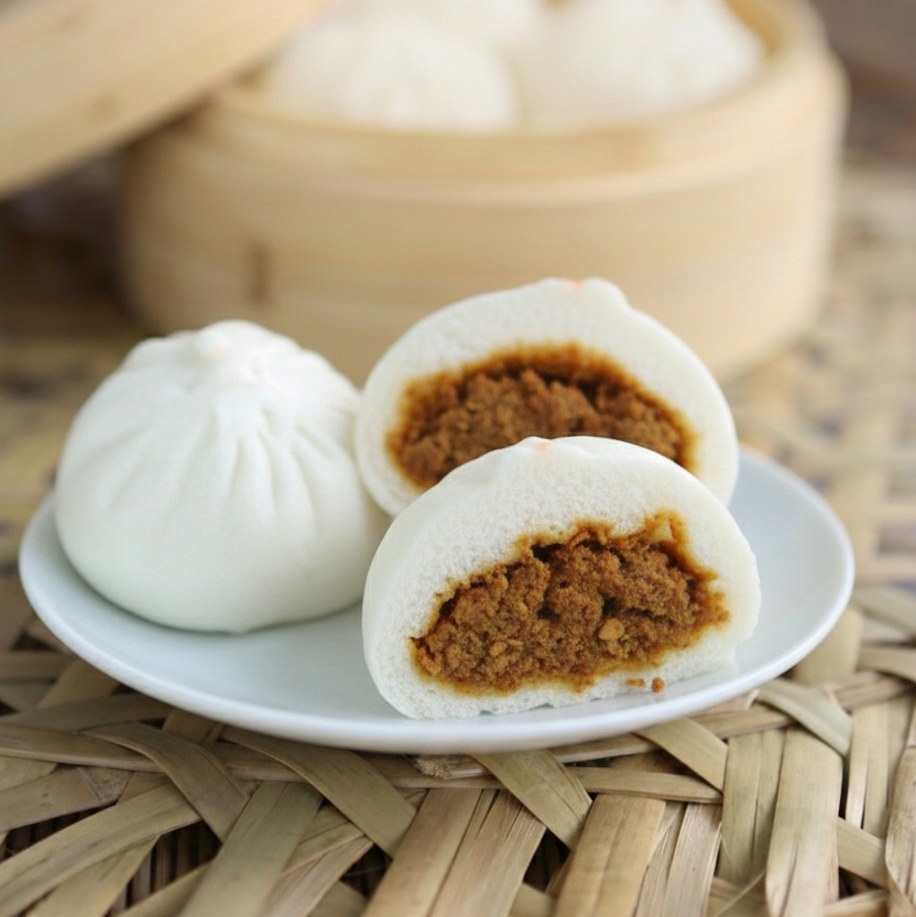 Big Satay Chicken Pau (6pcs) - 115g/pc