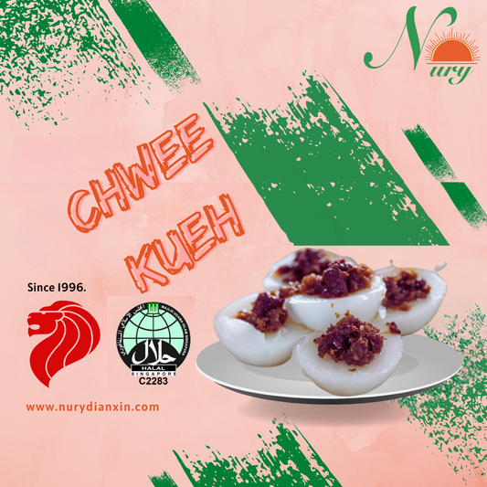 ^Chwee Kueh 3pcs/bowl (Chye Poh Included)