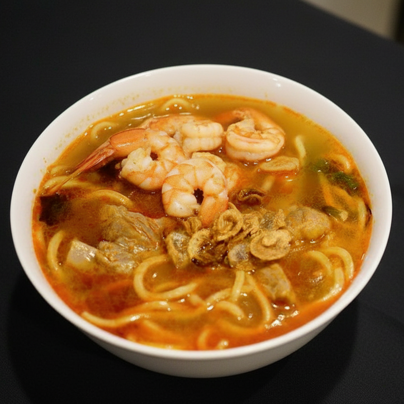 Prawn Noodle Live Station